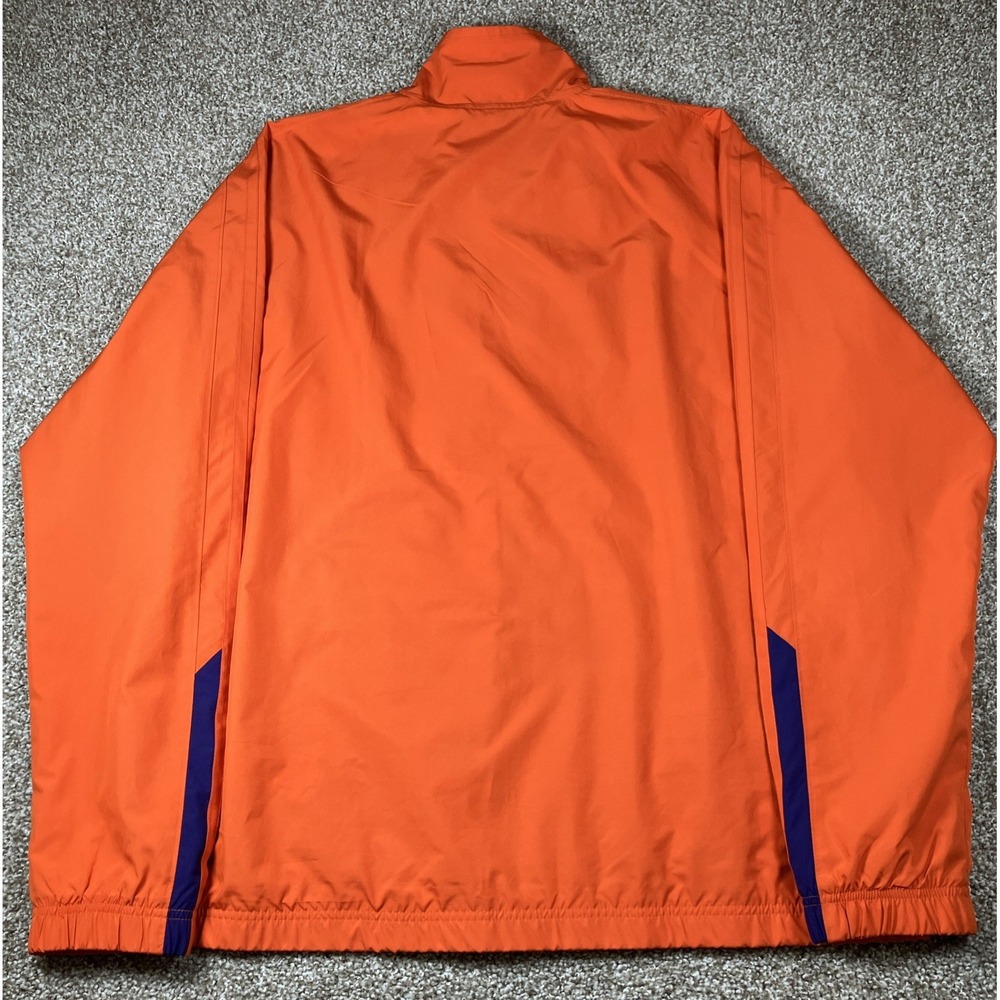 Nike‎ Team Clemson Tigers Full Zip Jacket Orange XXL Lightweight Windbreaker - Picture 7 of 10